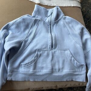 Lululemon half zip blue xs/s